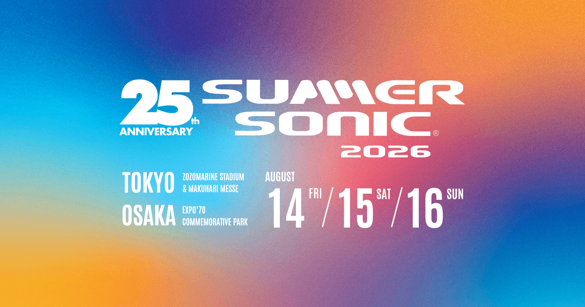 SUMMER SONIC 2026 TOKYOのサムネイル